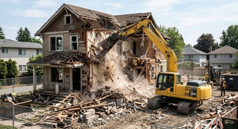 Cabin Demolition in Sacramento, CA