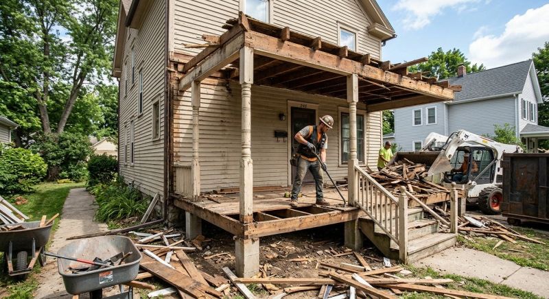 Terrace Demolition in Bergen County, NJ